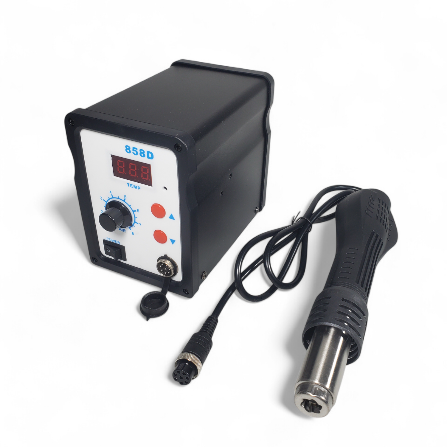 Taffware 858D Desoldering Heat Gun dengan Station 220V 750W