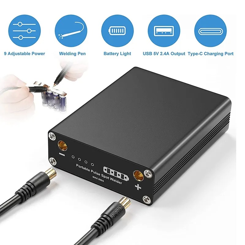 BIFRC Alat Mesin Las Mini DIY Pulse Spot Welder with Quick Release Pen - DH20 Pro+