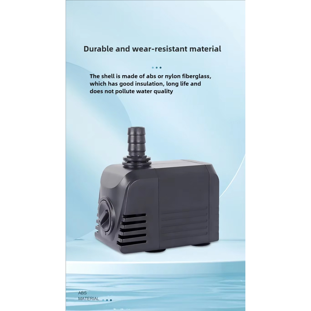 ROCKI Pompa Air Aquarium Ikan Submersible Pump Fish Tank 220-240V - HG-1500