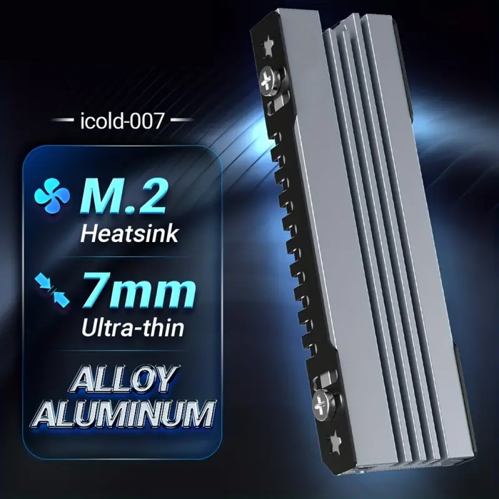 Heatsink NVMe SSD M.2 Pendingin Aluminium Alloy - JY366