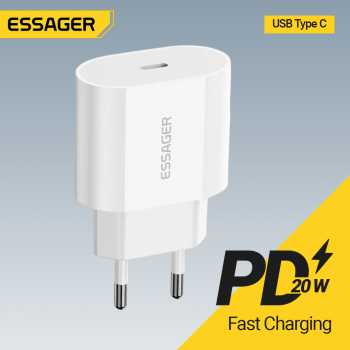 Jual ESSAGER Kepala Kabel Charger USB Type C Fast Charging PD