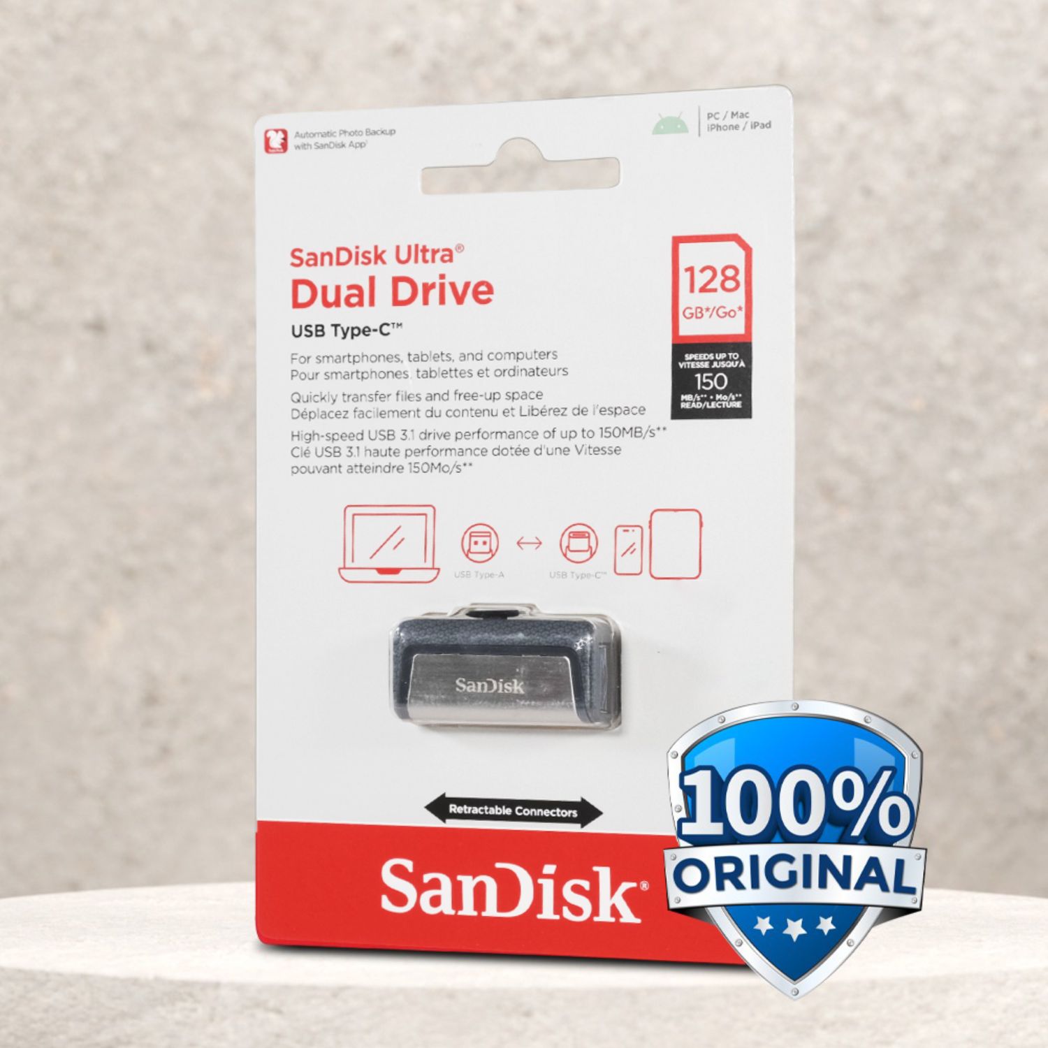 SanDisk Ultra Dual Drive USB Type C 3.1 Gen 1 - SDDDC2