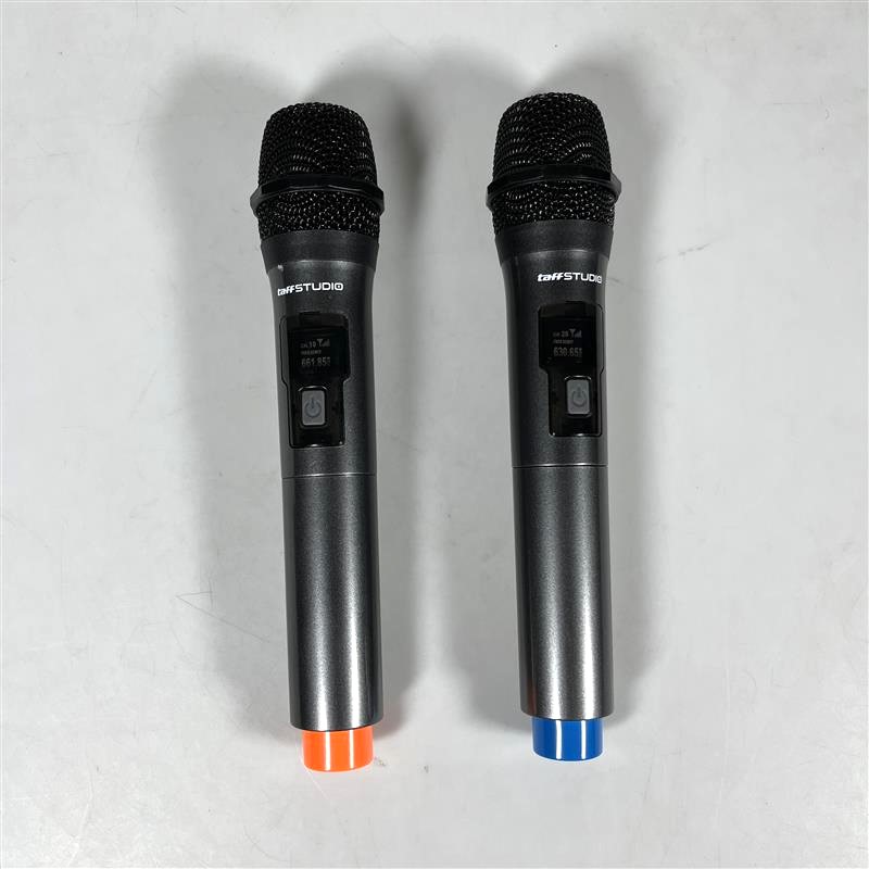 TaffSTUDIO Microphone Karaoke Wireless Rechargeable 2 Ch 2.4GHz 2 PCS - SM2