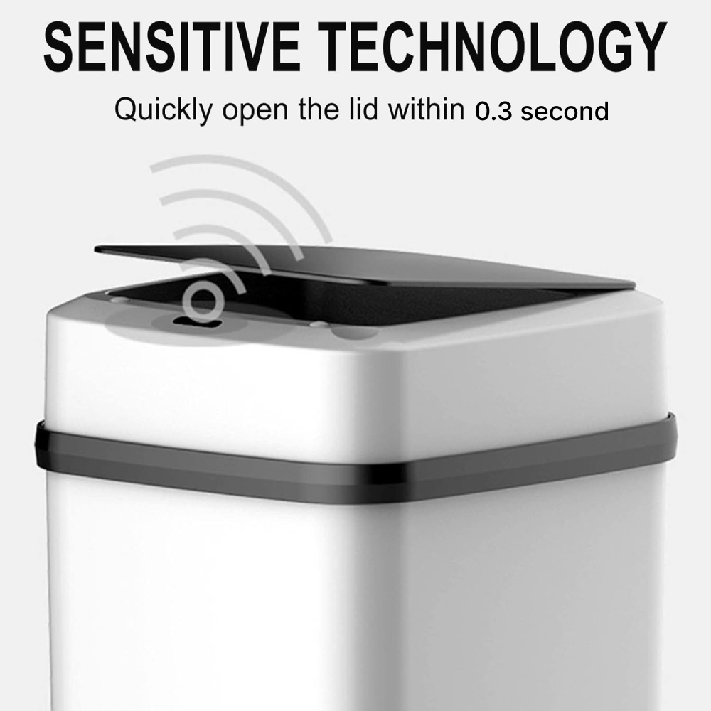 GYLJT Tempat Sampah Smart Trash Can Motion Sensor Dustbin 13L - GYLJT-13