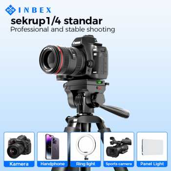 Jual INBEX IT200 Camera Tripod Professional Tripod for