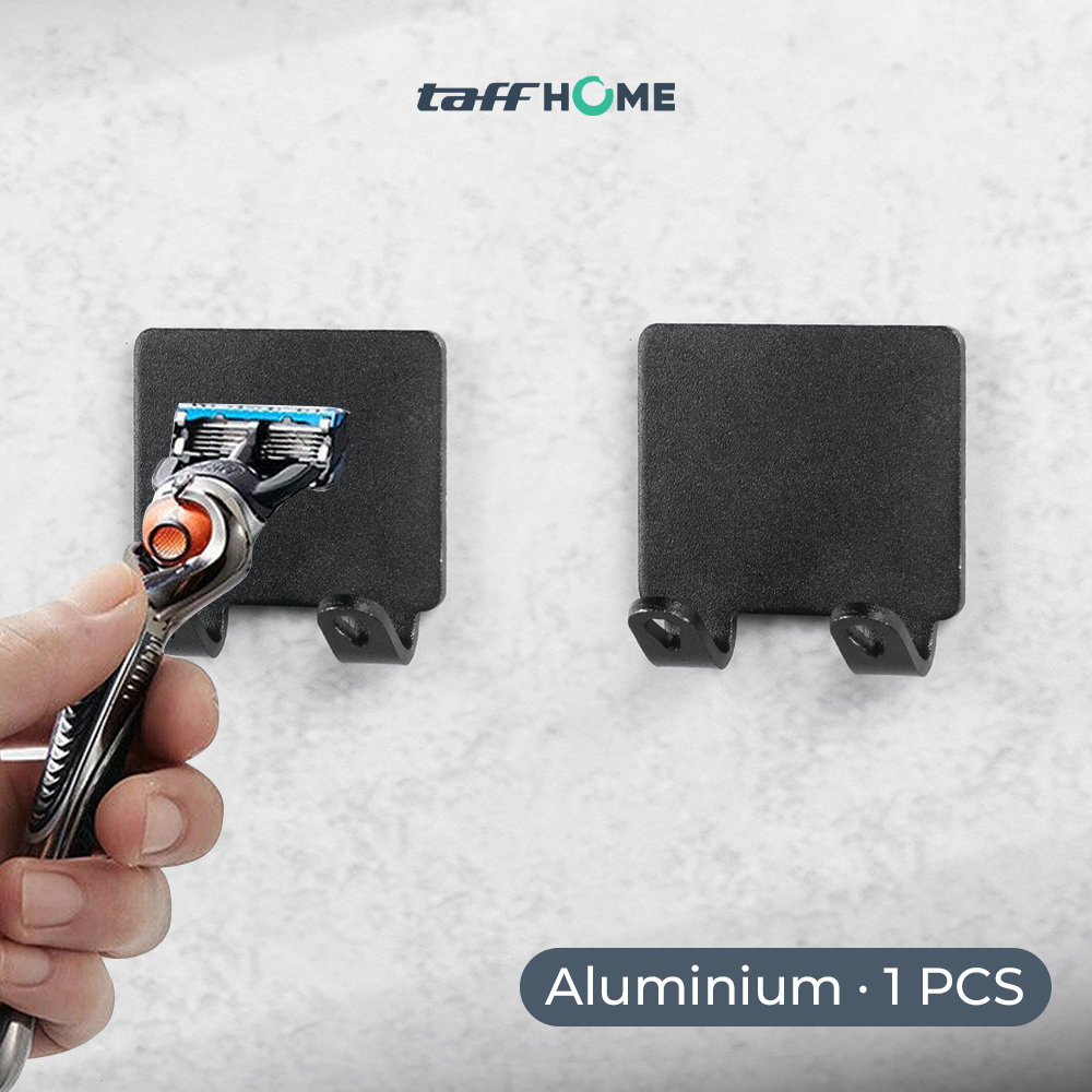 TaffHOME Gantungan Dinding Kapstok Hook Hanger Aluminium - MT14