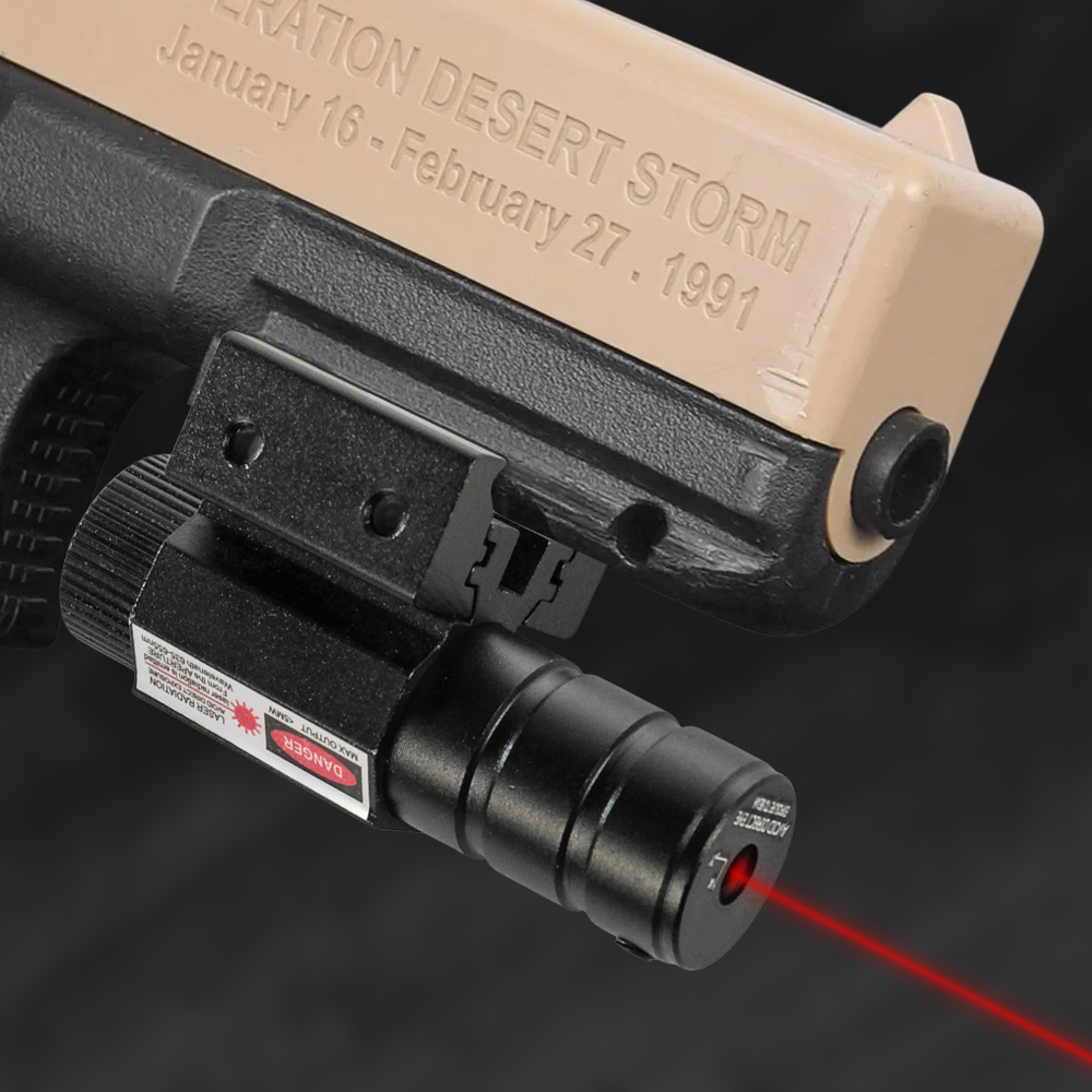 TaffLED Tactical Red Dot Laser Gun Mount Airsoft Rifle 11/20mm - HJ11