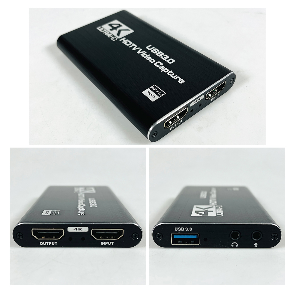 ALLOYSEED HDMI Video Capture Card Adapter Record Box USB3.0 4K HDTV - RU900