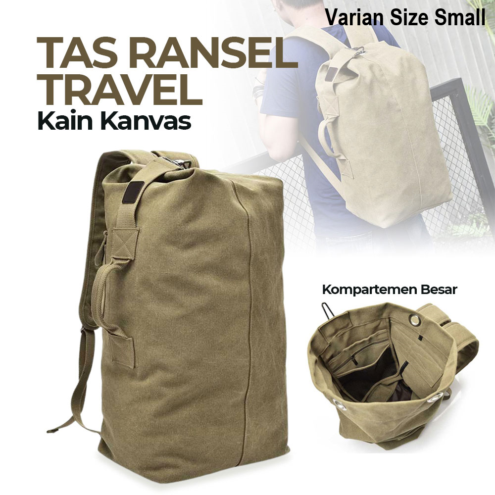 DING XIN CLAN Tas Ransel Travel Kanvas - DX170