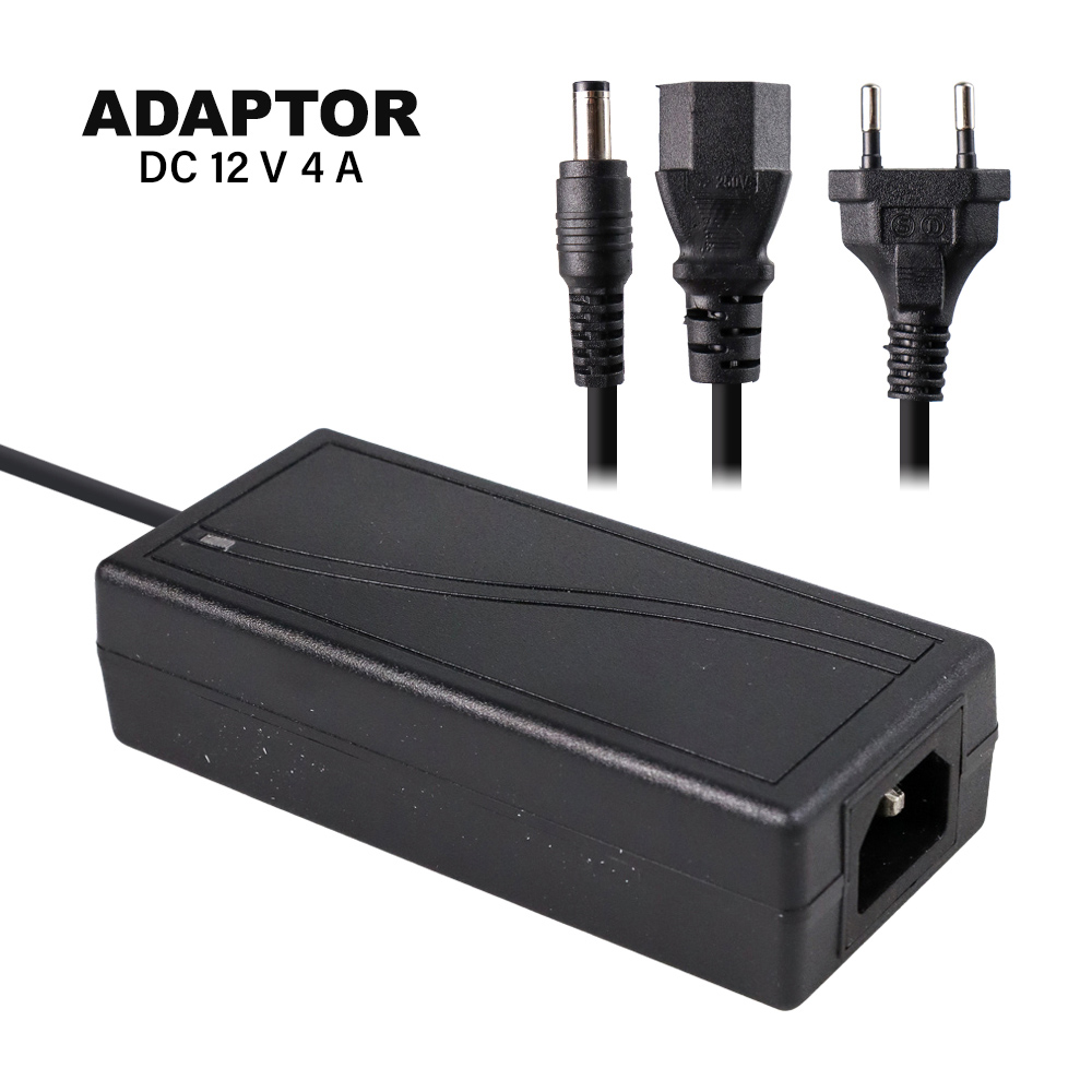 VBS Adaptor Power Supply Converter AC to DC 12V 4A LED Strip Monitor - 1240