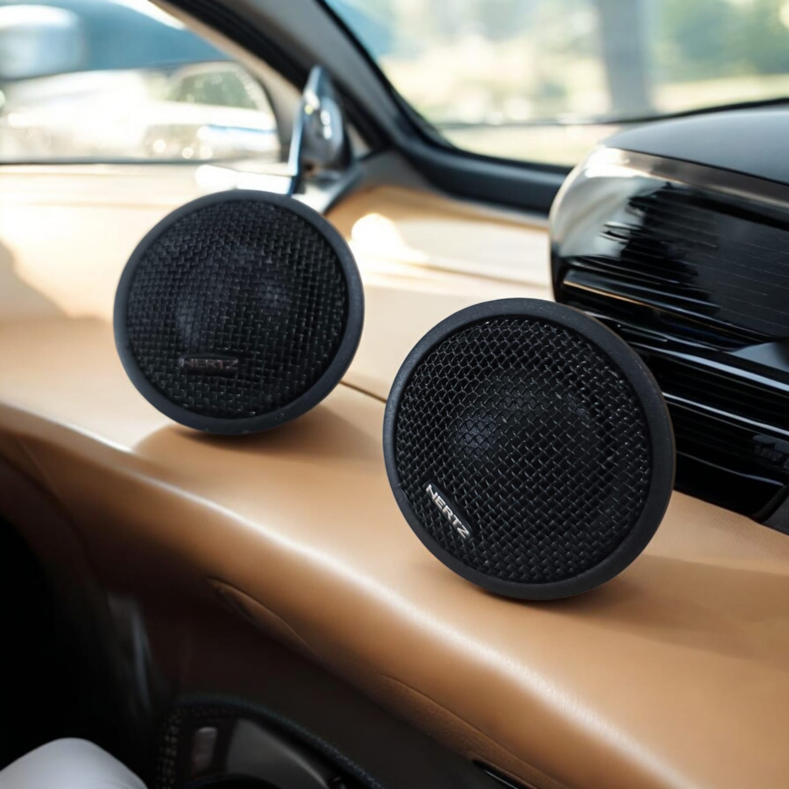 HERTZ Speaker Mini Dome Tweeter Loudspeaker Mobil HiFi 120W 2 PCS - HT25
