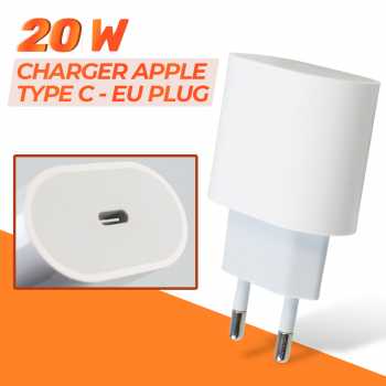 Jual AMZWN Charger Apple Type C PD 20W EU Plug for iPhone