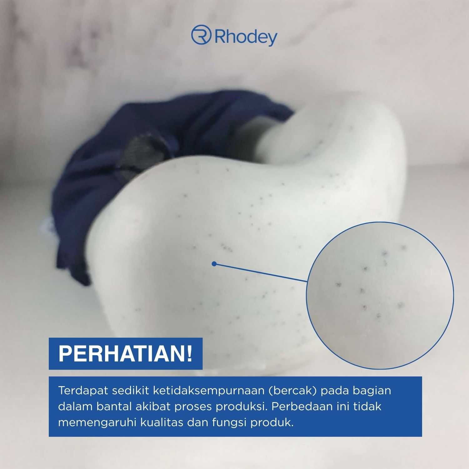 Rhodey Travel-O Bantal Leher Travel Memory Foam U-Shaped Neck Pillow - SR43 - Gambar 6