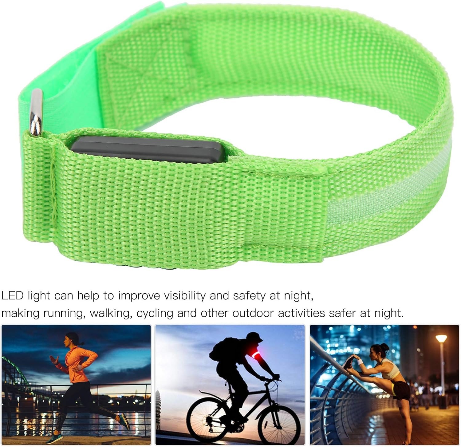 MRXS Sport Armband Wristband Safety Belt LED Light - MR-233