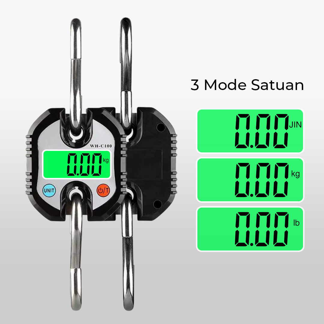 WeiHeng Timbangan Koper Tas Gantung Digital Scale 150kg 0.05-0.1kg - WH-C100