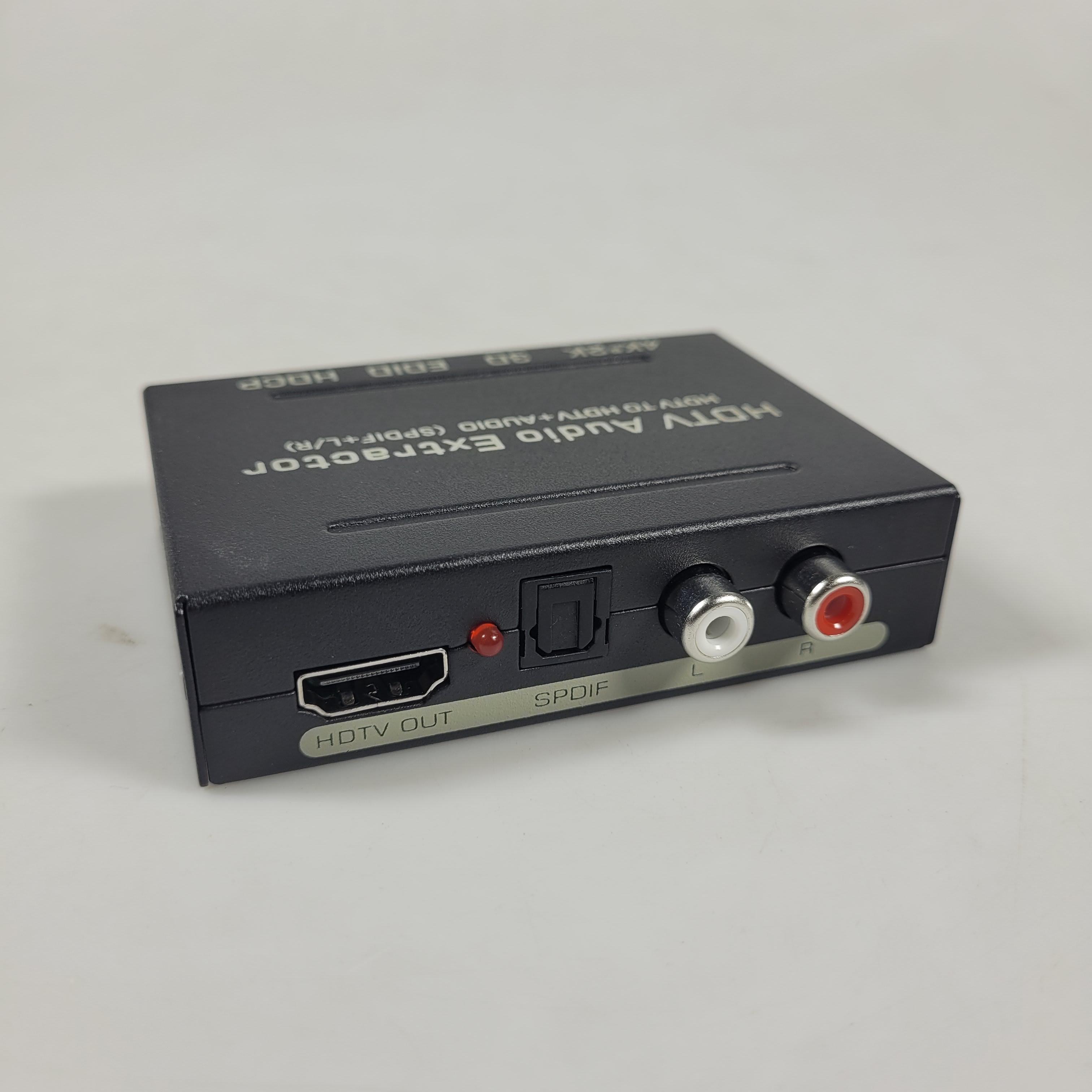 Audio Splitter 3 in 1 HDMI to HDMI Optical SPDIF RCA Converter - AY60