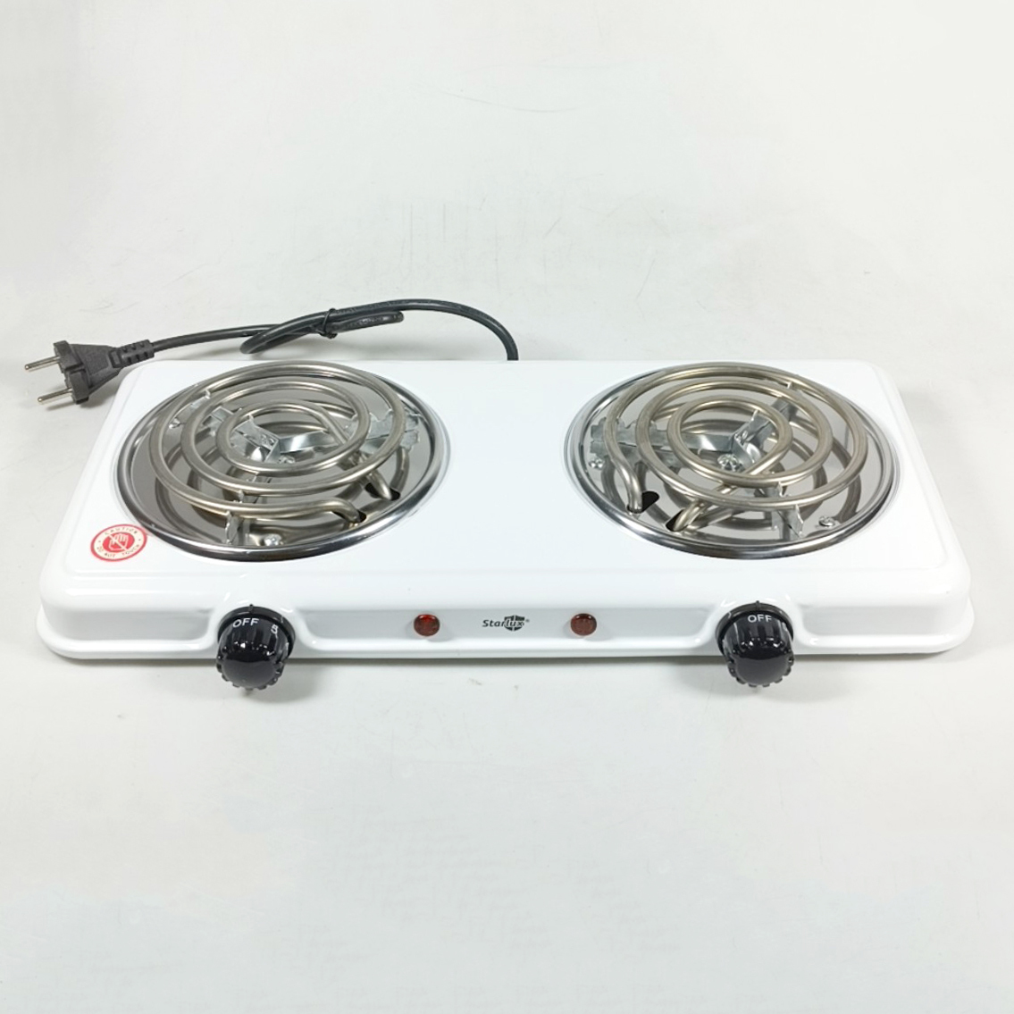 Starlux Kompor Listrik 2 Tungku Portable Coil Hot Plate 2000W - THP-5703