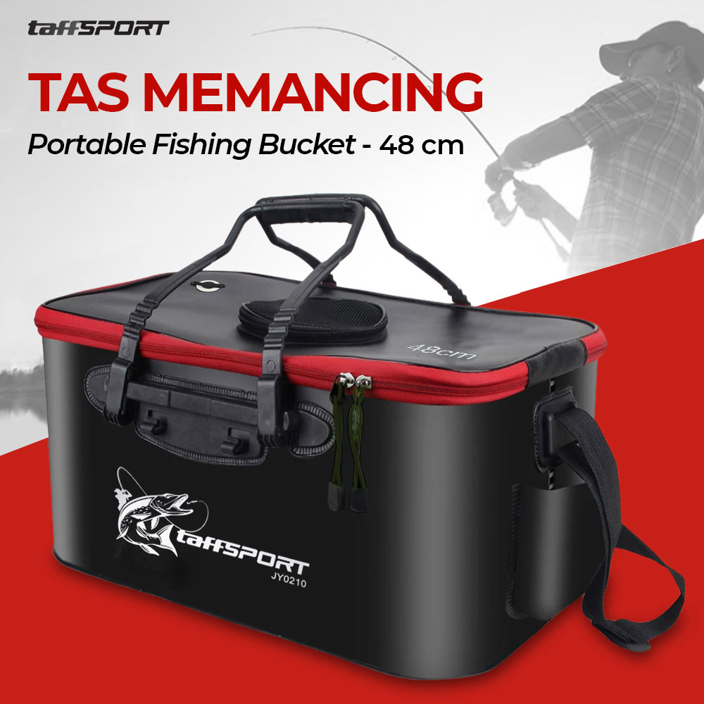 TaffSPORT Tas Memancing Fishing Bucket Water Container 48cm - JY0210