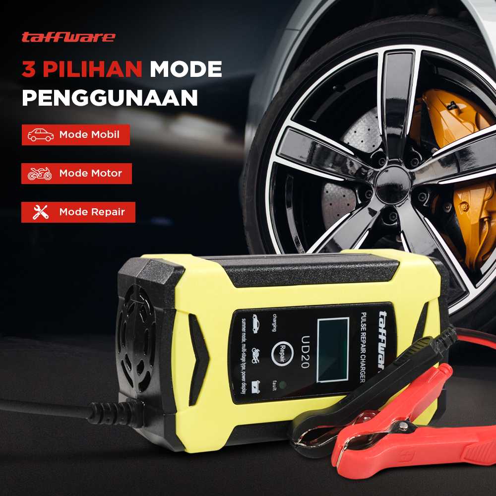Taffware Venus Charger Aki Mobil Intelligent Battery Charger 12V 6A - UD20 - Gambar 3