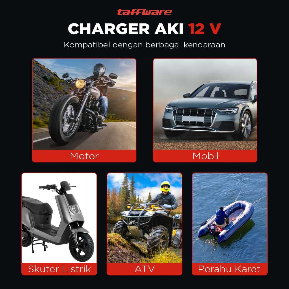 Taffware Venus Charger Aki Mobil Intelligent Battery Charger 12V 6A - UD20 - Gambar 6
