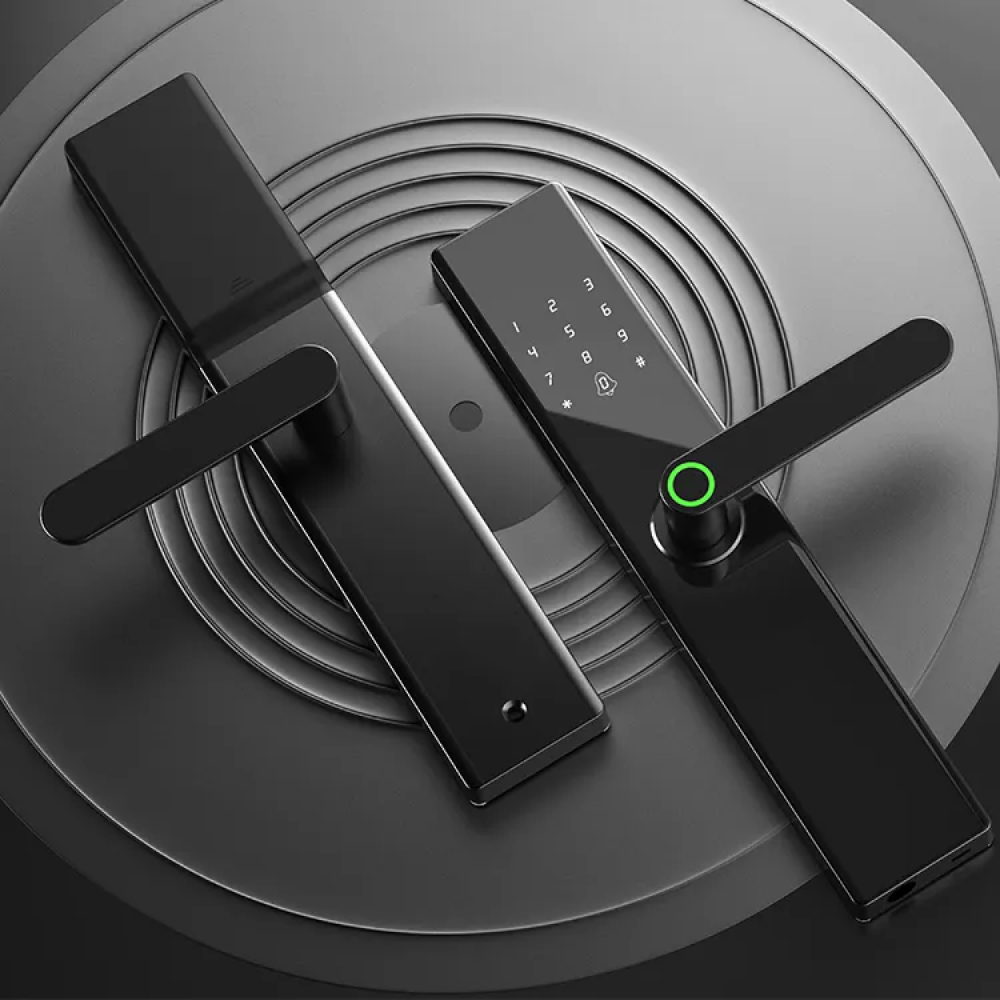 BILIXO Smart Door Lock Fingerprint Password Card RFID Alarm - N1F