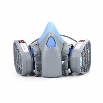 YILE Masker Gas Respirator Half Face Industrial Dual Filtration 95% - 9400A