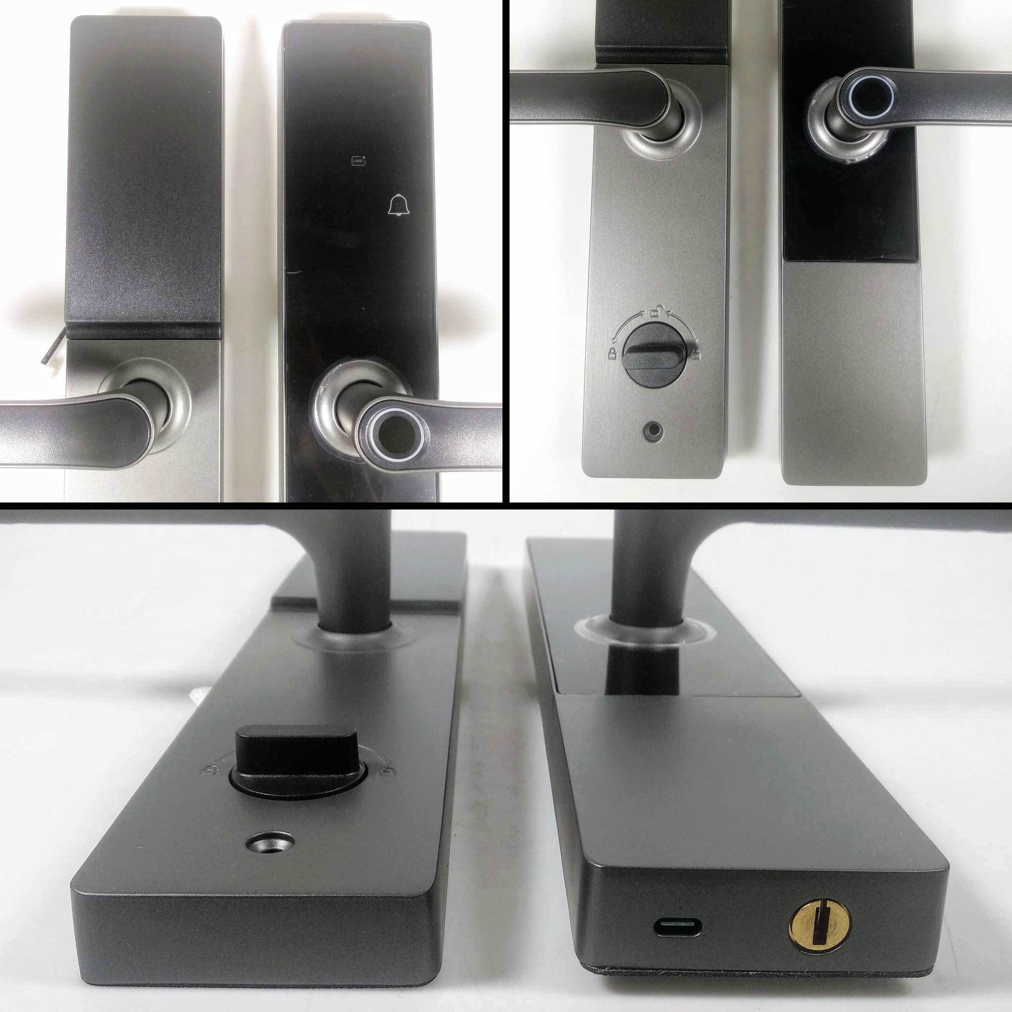 MAISUSTY Smart Door Lock Fingerprint Password Card RFID Alarm - G3F-N9