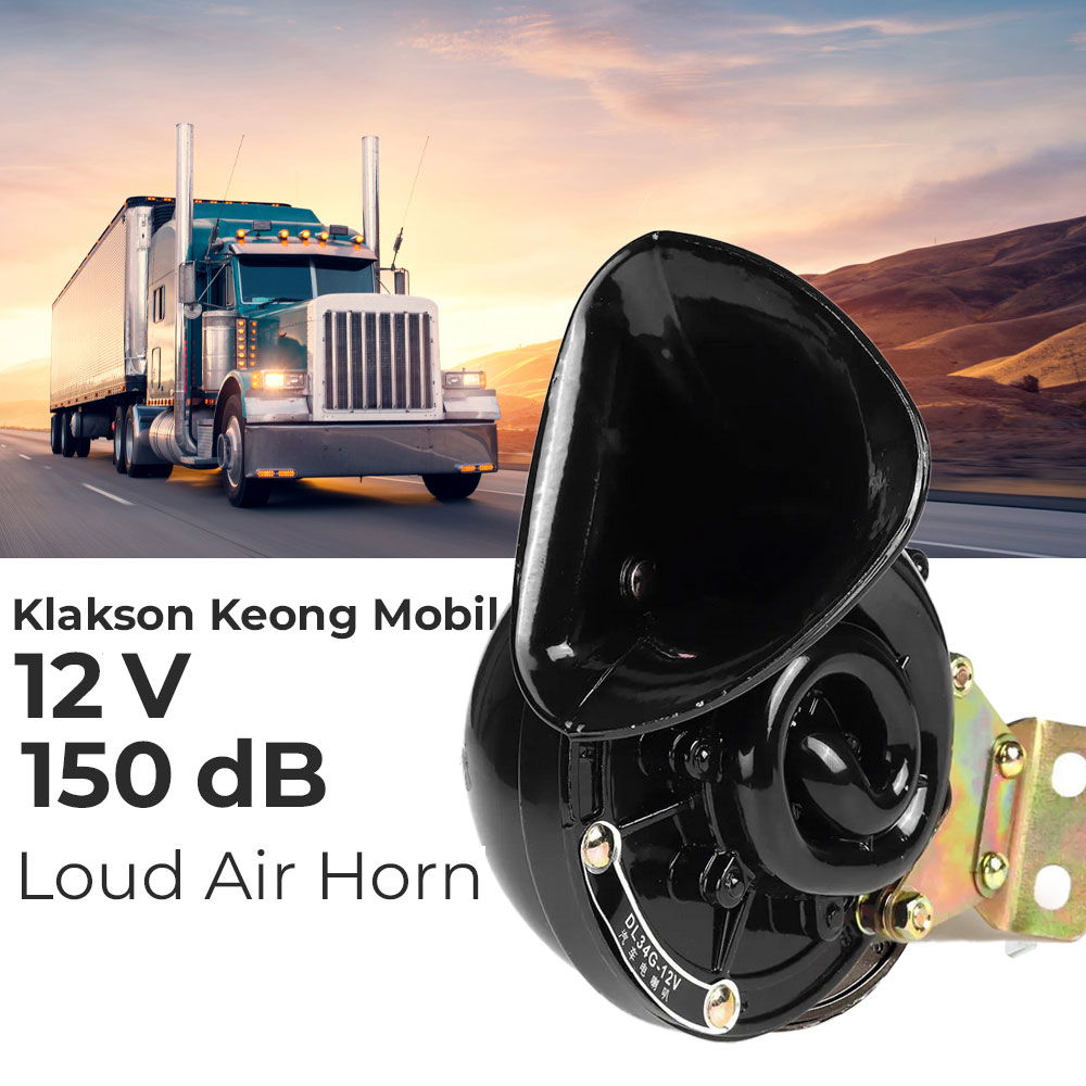 KKMOON Klakson Keong Mobil Loud Air Horn 12V 150dB - DL34G