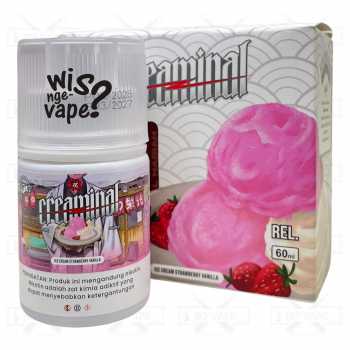 Creaminal Ice Cream 60ml - Freebase Liquid by Badass x Unwise