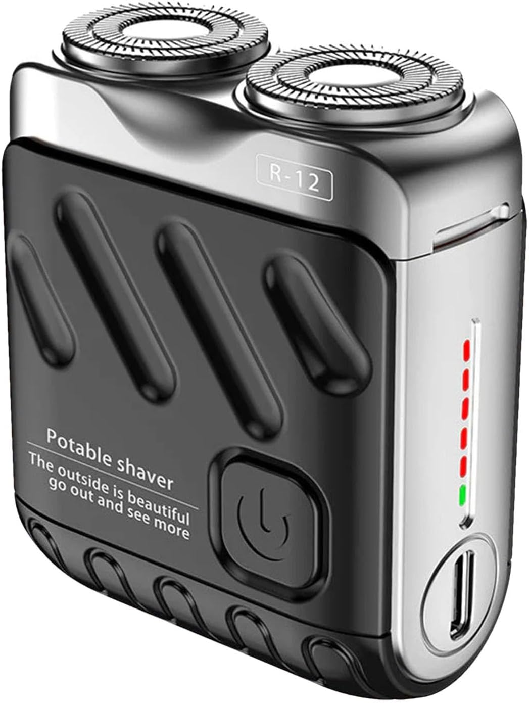 JIS Alat Cukur Kumis Elektrik Portabel Shaver Rotating 2 Blade - R-12