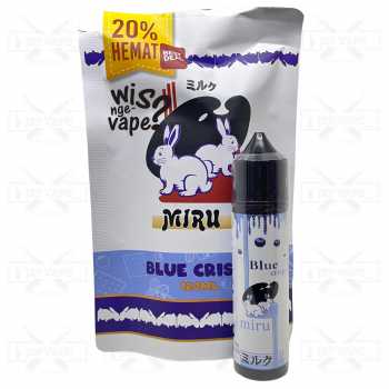 Miru Blue Crisps 60ml - Liquid Vape Blueberry Crackers By Jozojo