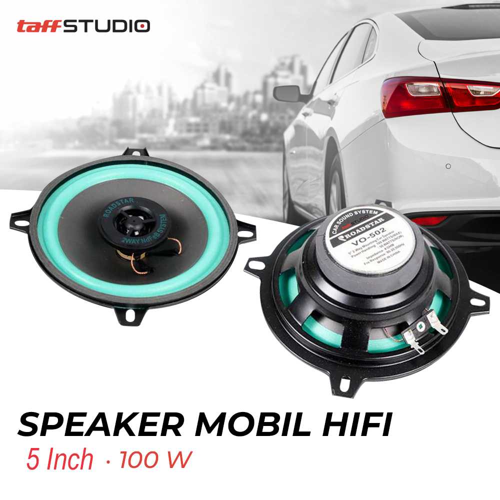 Jual TaffSTUDIO Roadstar Speaker Mobil HiFi Inch 100 W PCS