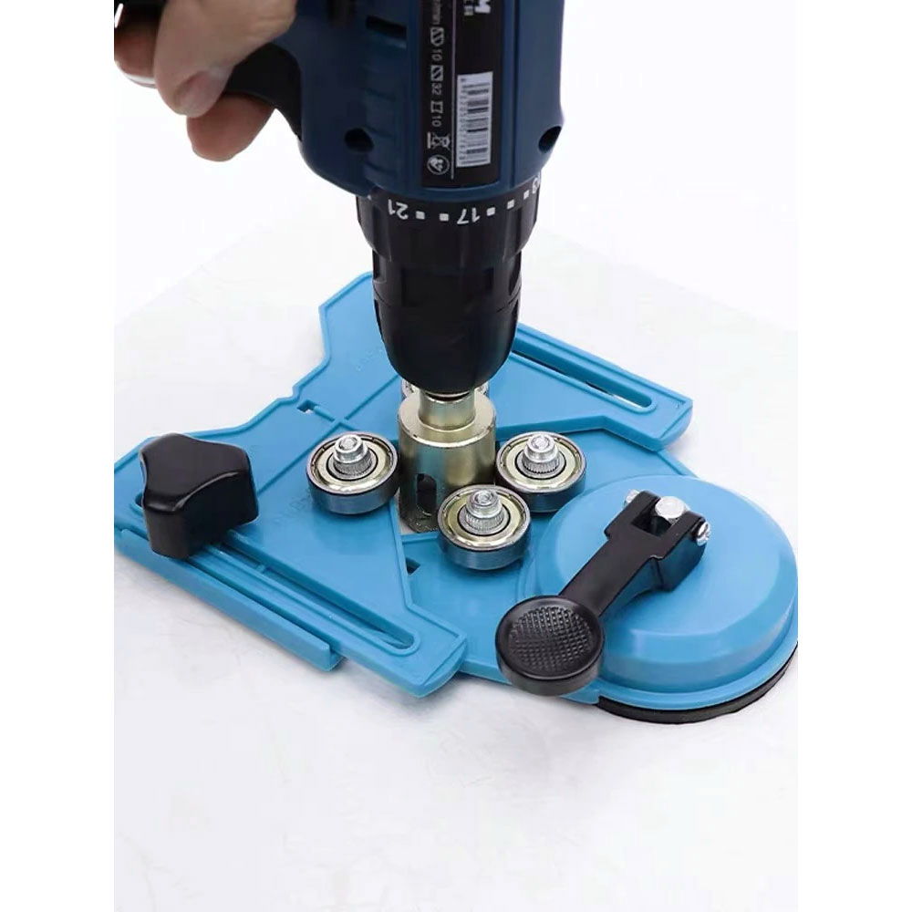 Alloet Pelubang Ceramic Drill Bit Glass Hole Locator 4-83mm - A2001