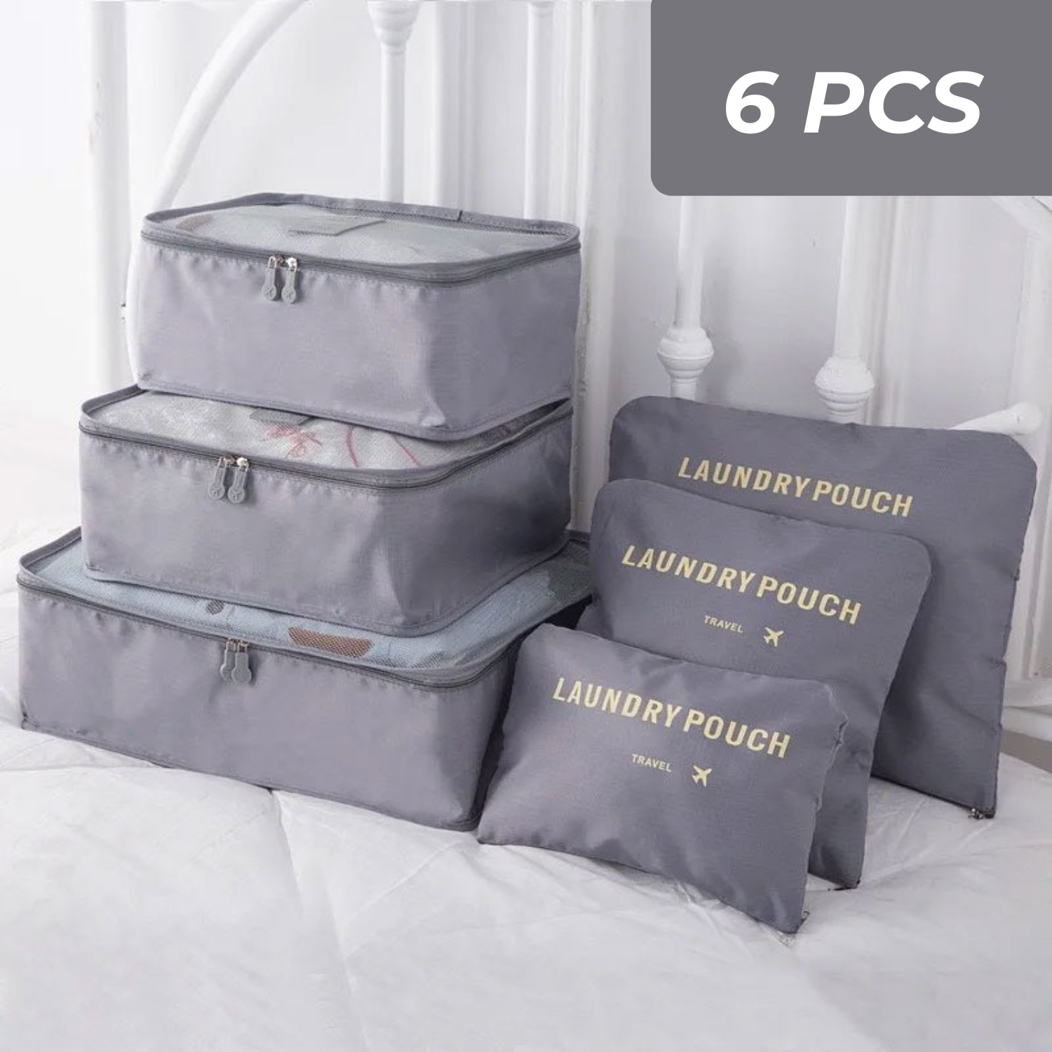 Jual RUIMOM Tas Travel Bag Laundry Organizer Packing Cubes Multi