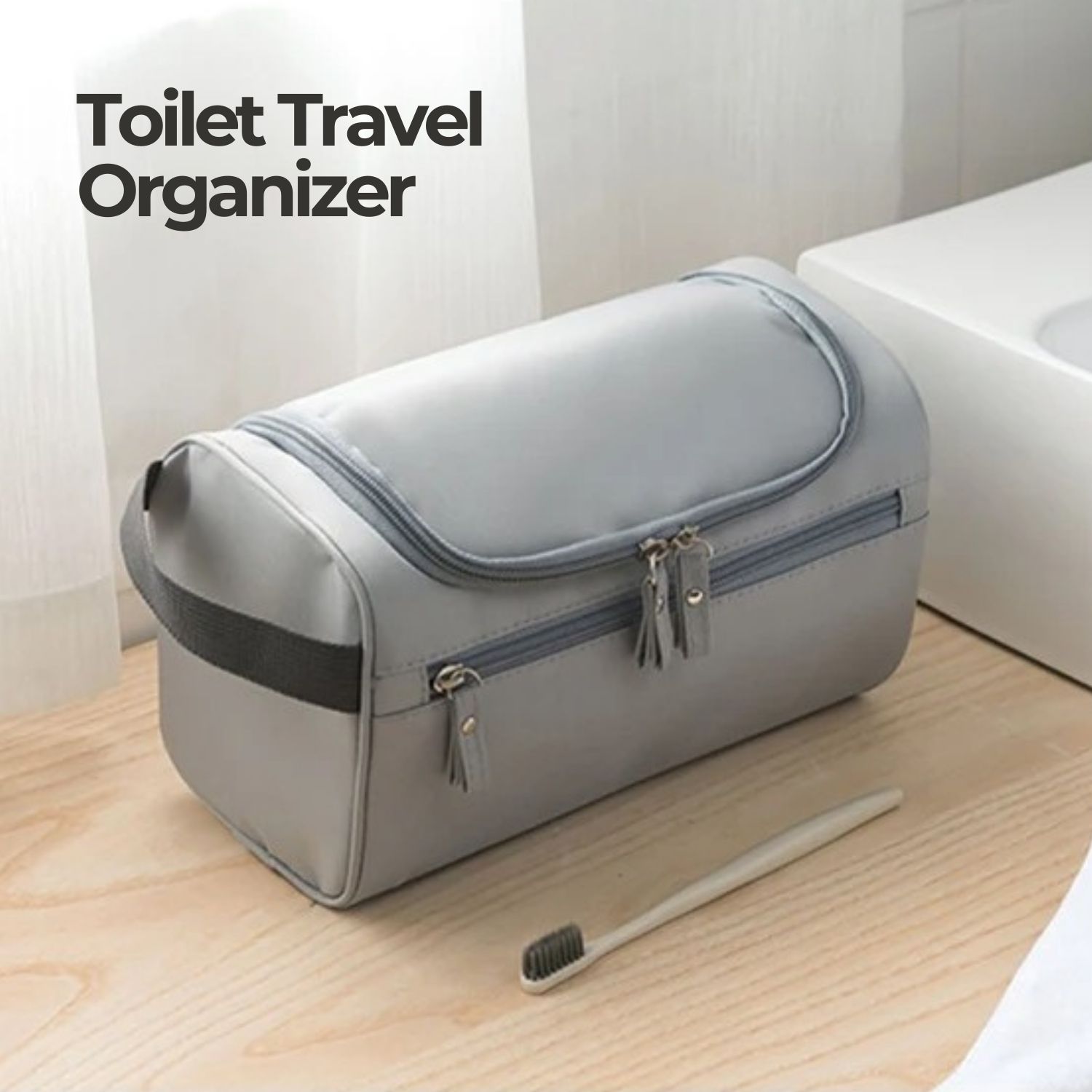 KISYANYO Tas Travel Make Up Organizer Toiletry Bag Waterproof - KI25
