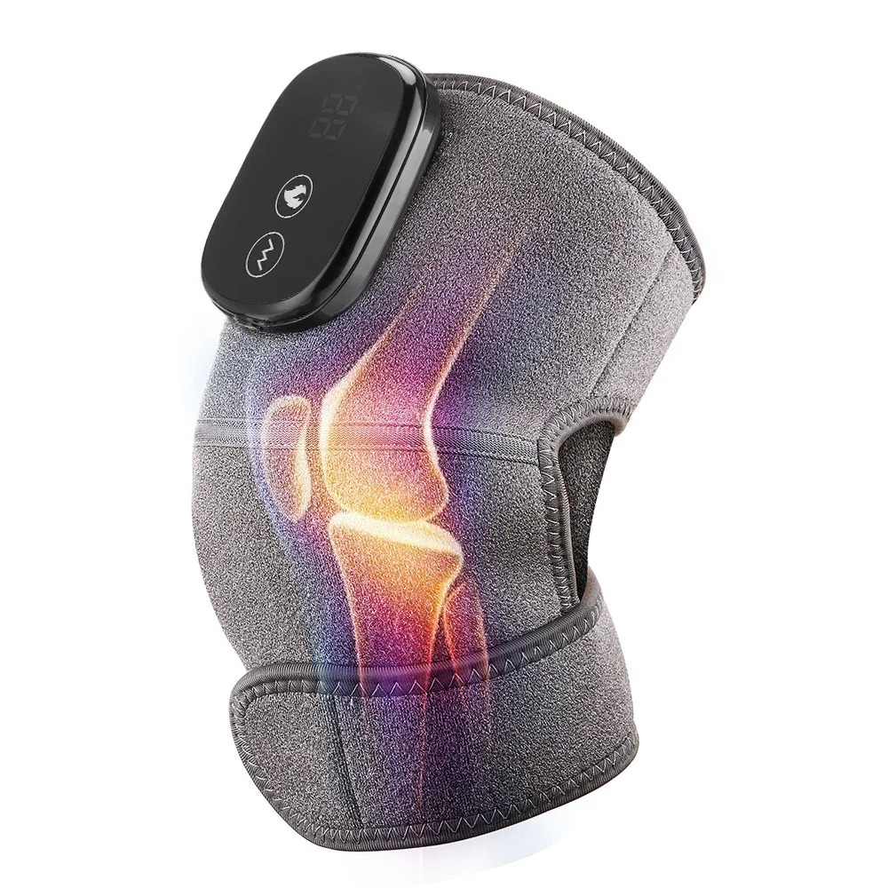 Moajaza Alat Pijat Pemanas Terapi Knee Pad 3 Mode Getaran 5000mAh - HC-008