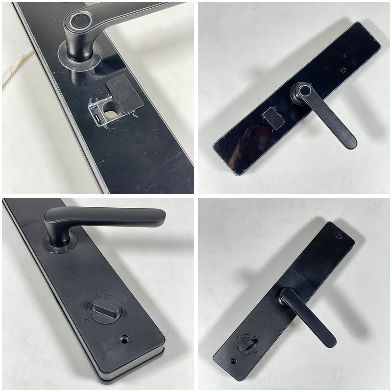 Tropernic Smart Door Lock Fingerprint Password Card RFID Alarm - A8F