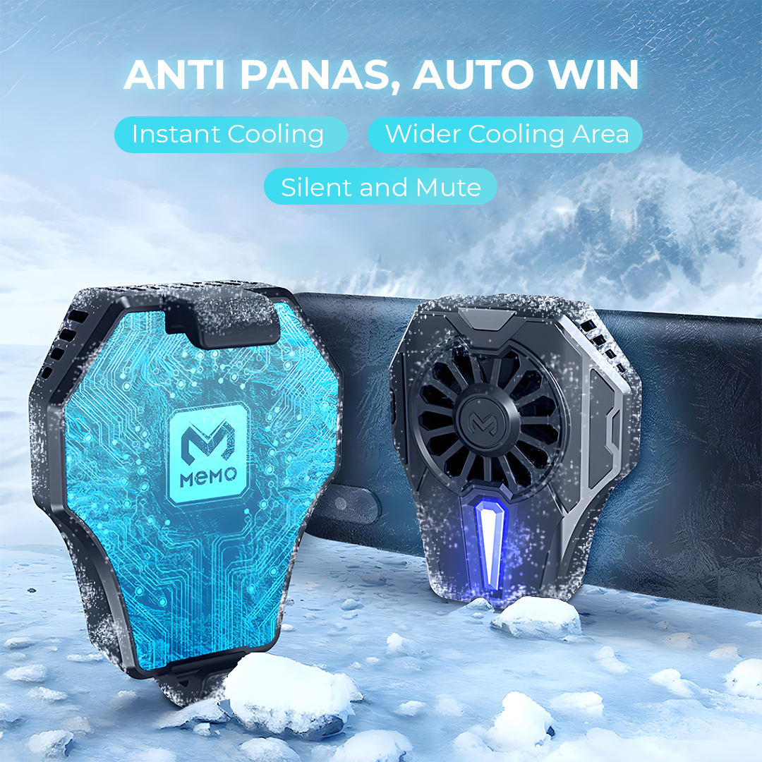 MEMO Smartphone Cooling Fan Wired Kipas Pendingin Radiator Heat Sink - DL01