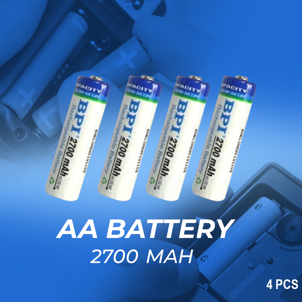 Enelong BPI Baterai Rechargeable AA Ni-MH 1.2V 2700mAh 4 PCS