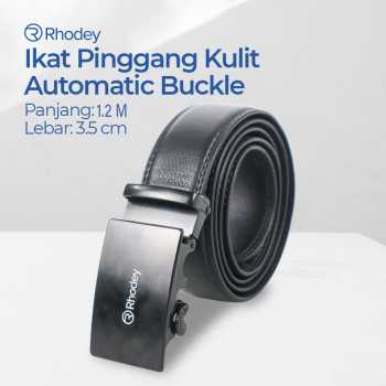 Rhodey Tali Ikat Pinggang Kulit PU Luxury dengan Automatic Buckle - GSPR