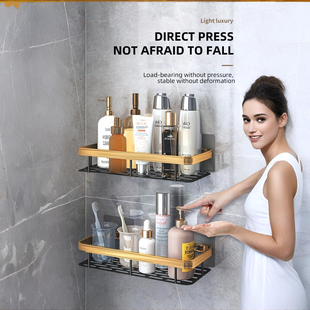 PEISI Rak Gantung Kamar Mandi Bathroom Organizer Rack Aluminium - SH242