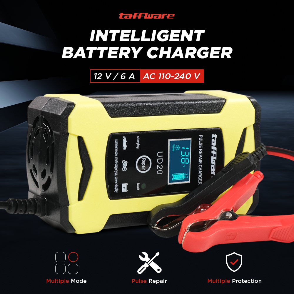 Taffware Venus Charger Aki Mobil Intelligent Battery Charger 12V 6A - UD20