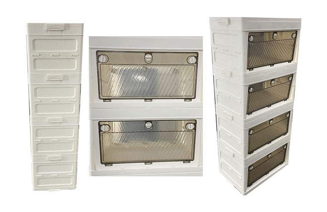 FOLODA Lemari Plastik Multifungsi Minimalist Plastic Storage Cabinet - FD699