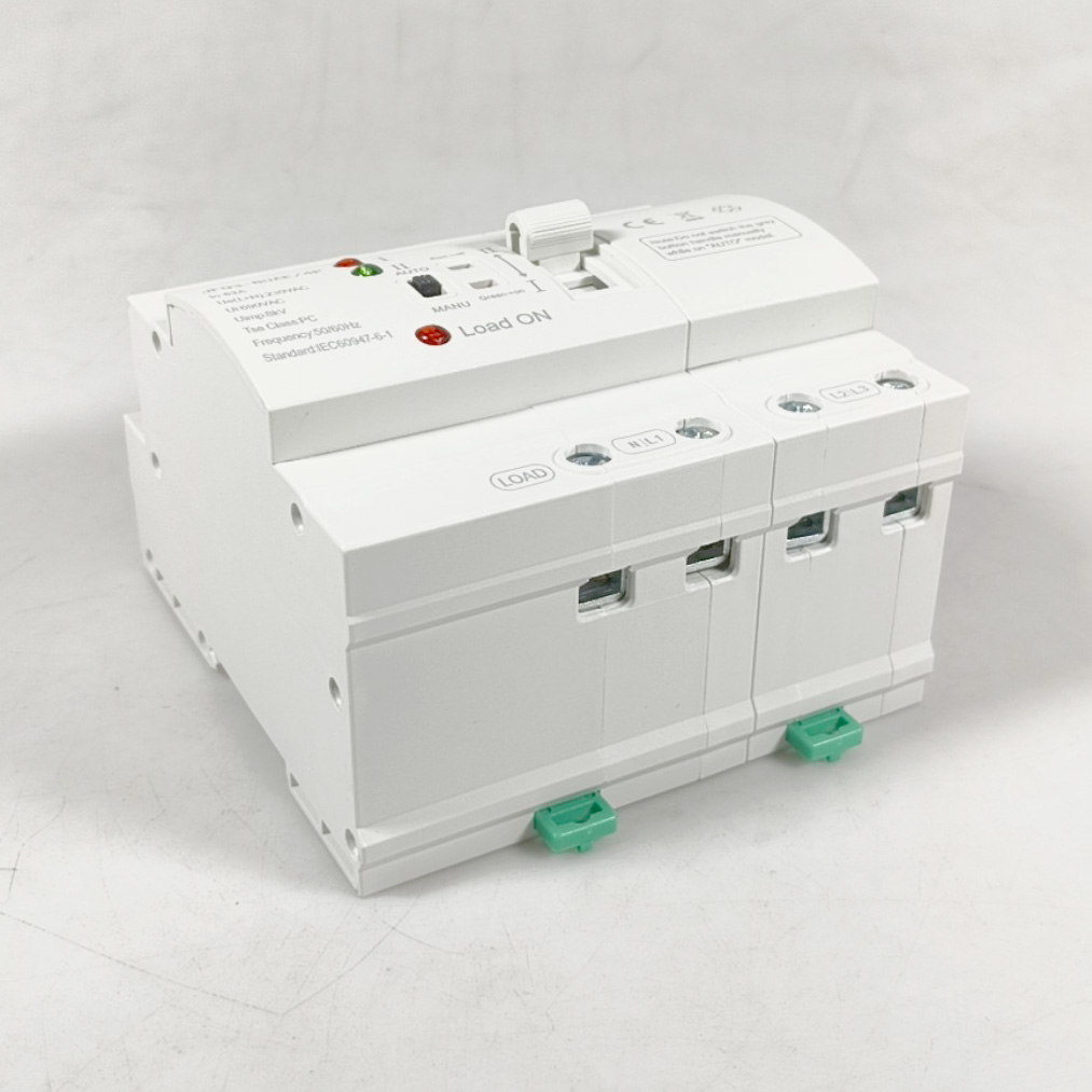 CNJFKJ DIN Rail Power Supply Automatic Control Transfer Switch 63A - JFQ3-80AE