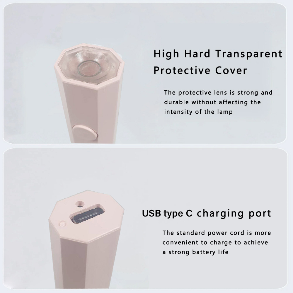 Biutte.co Pengering Kutek Mini Portable UV Nail Lamp 180mAh - CN598