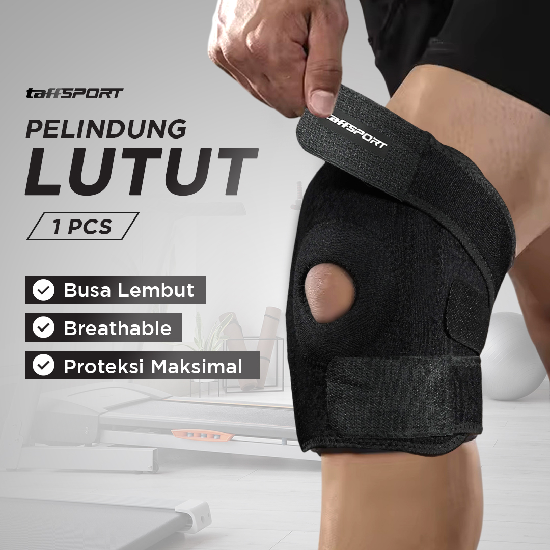 TaffSPORT Deker Pelindung Lutut Power Brace Kneepad Gym Fitness 1 PCS - A-0512