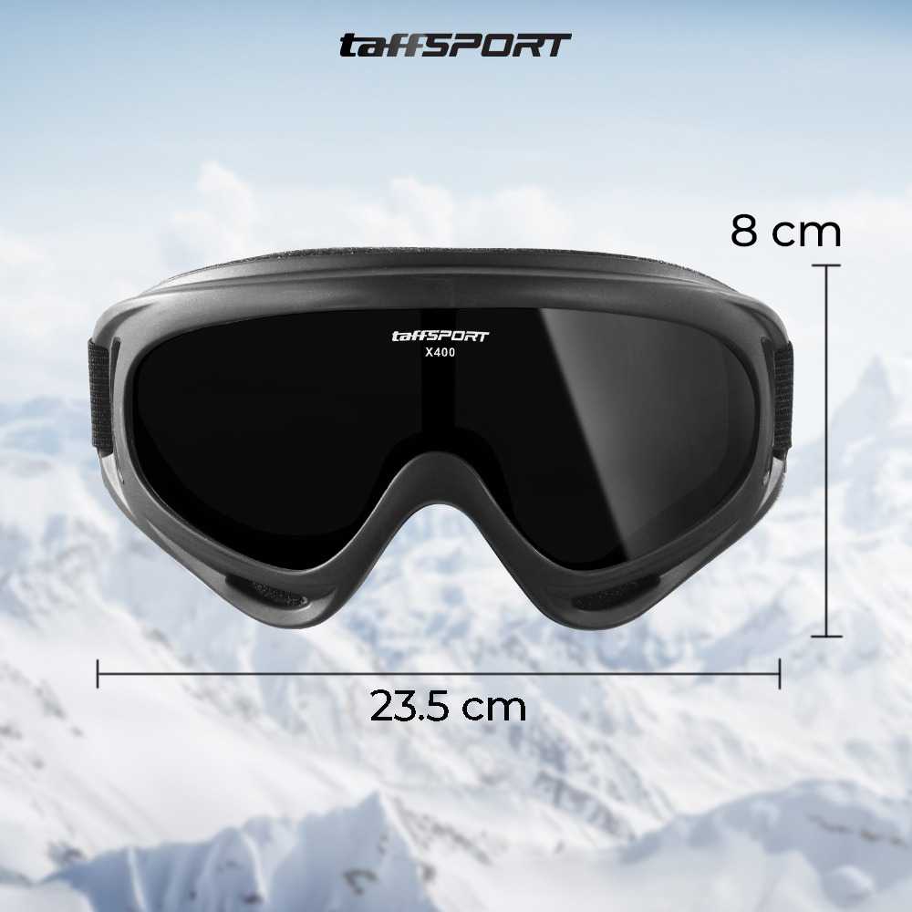 TaffSPORT Kacamata Helm Motor Goggles Ski Polarized UV400 Windproof - X400 - Gambar 6