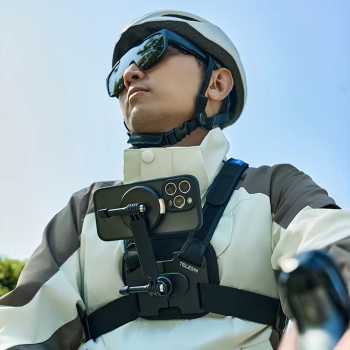 TELESIN Tali Dada Chest Strap Smartphone Mount iPhone 16 Pro - P2-CGP-01
