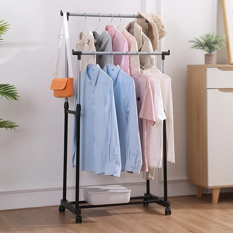 Shiheru Rak Gantungan Baju Stainless Steel Drying Clothesrack - INU36