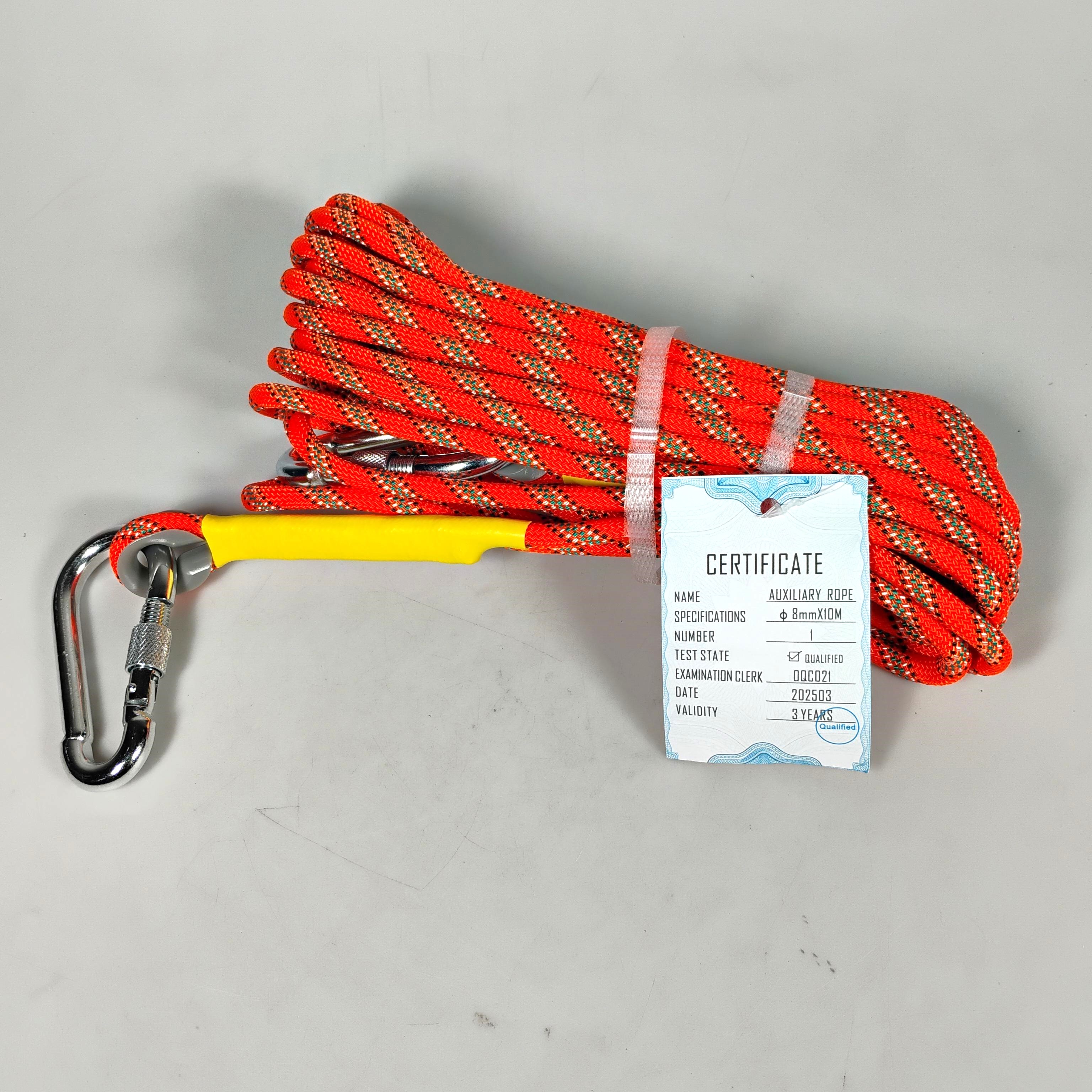 NTR Tali Rappelling Safety Climbing Auxiliary Rope 10M - E203